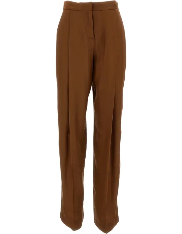 Tailored Linen-blend Trousers
