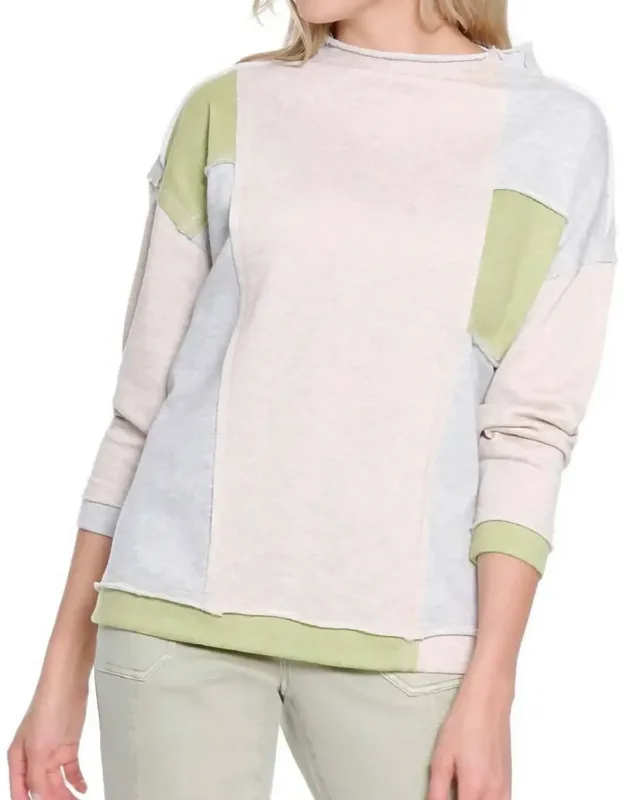Colorblock Knit Top