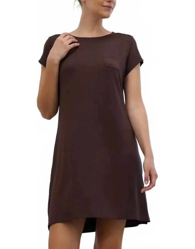 Modal Shift Mini Dress