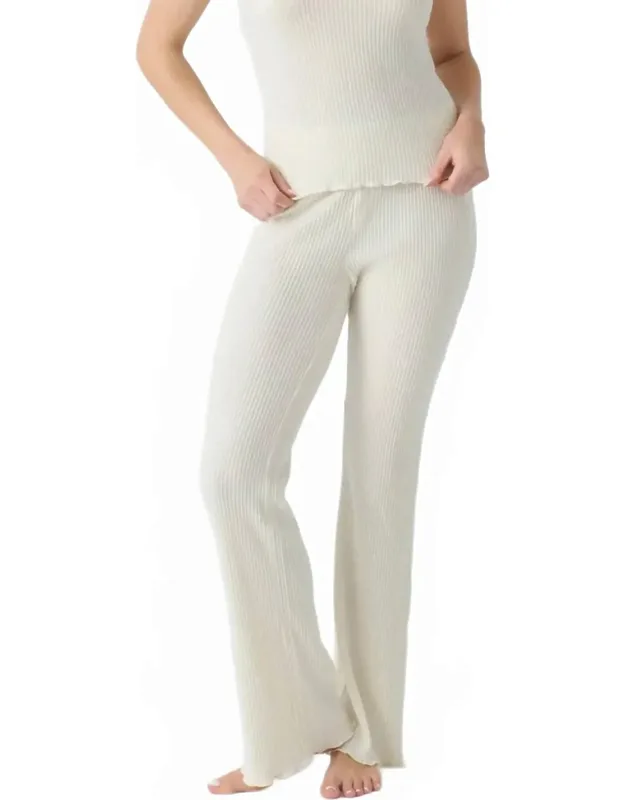 Reloved Rib Knit Pajama Pants