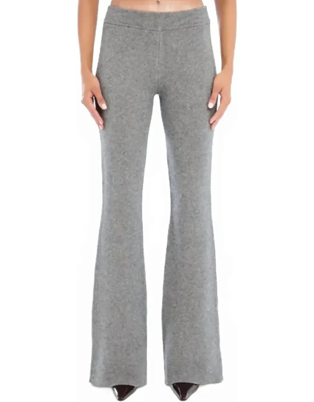 Knit Flare Pants