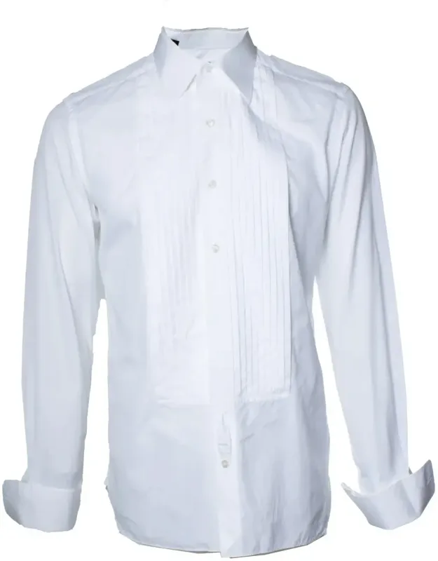 Tuxedo Pleated Shirt