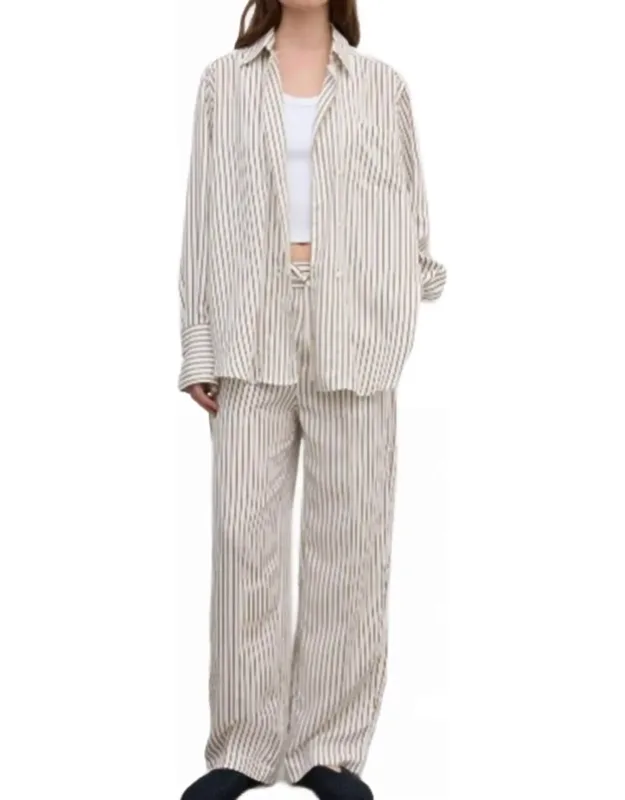 Relaxed Straight Trousers