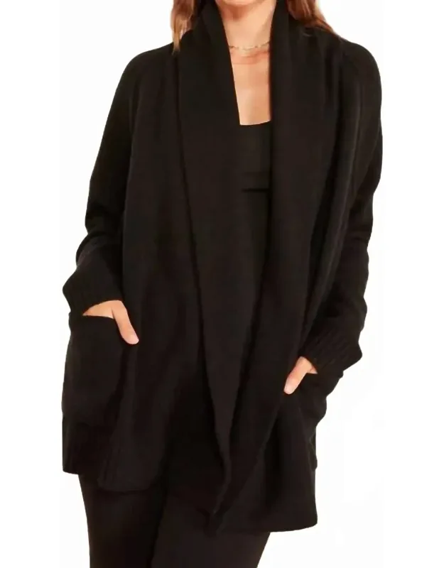 Cashmere Shawl Collar Cardigan
