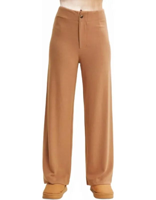 Thermal Straight Leg Pants
