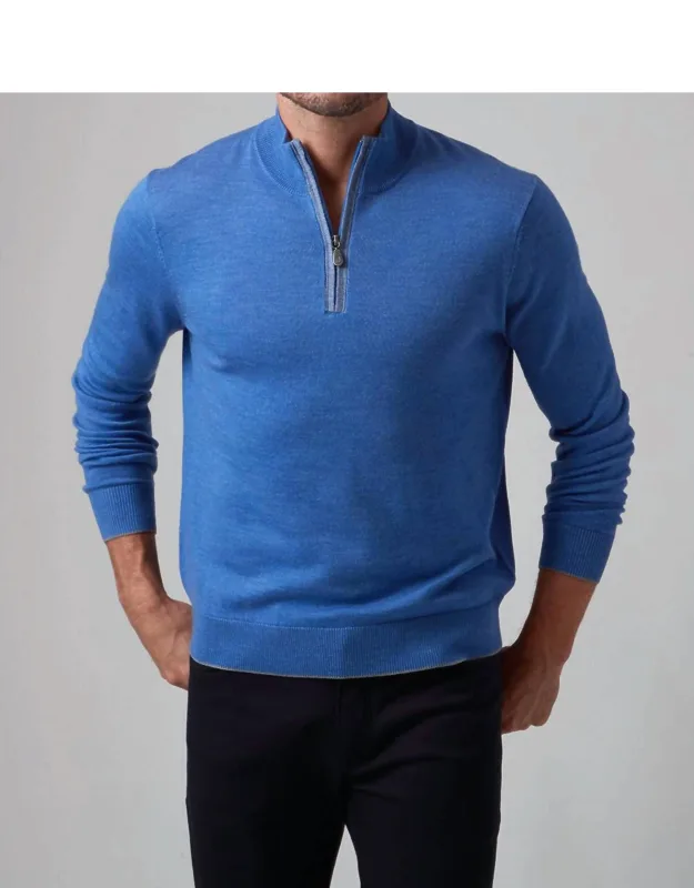 Classic Merino Zip Mock Sweater