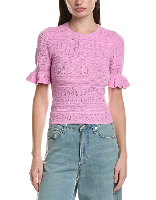 Solid Sweater Top