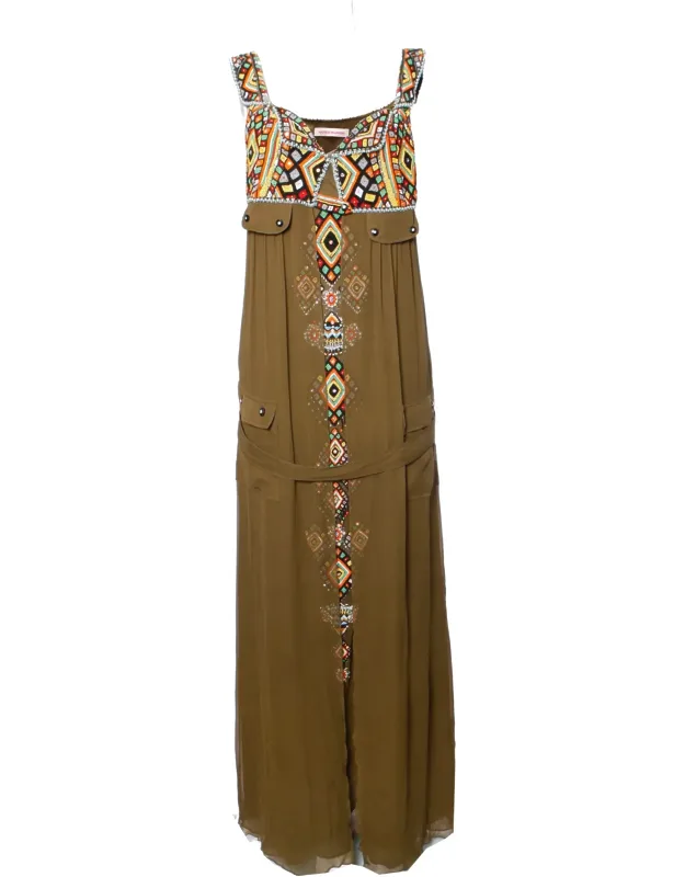 Dress With Ethnic Beadwork