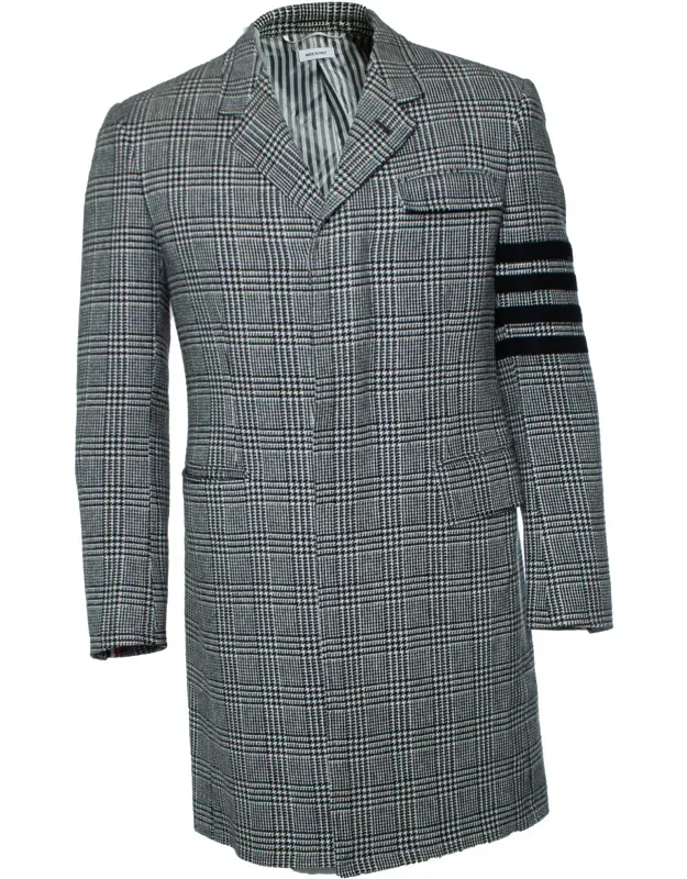 Check Pied De Poule Blazer Coat