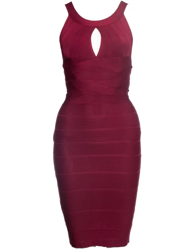 Bodycon Dress With Open Split