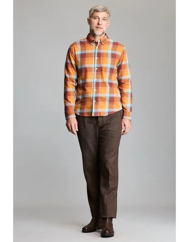 Bold Plaid Button Down Shirt