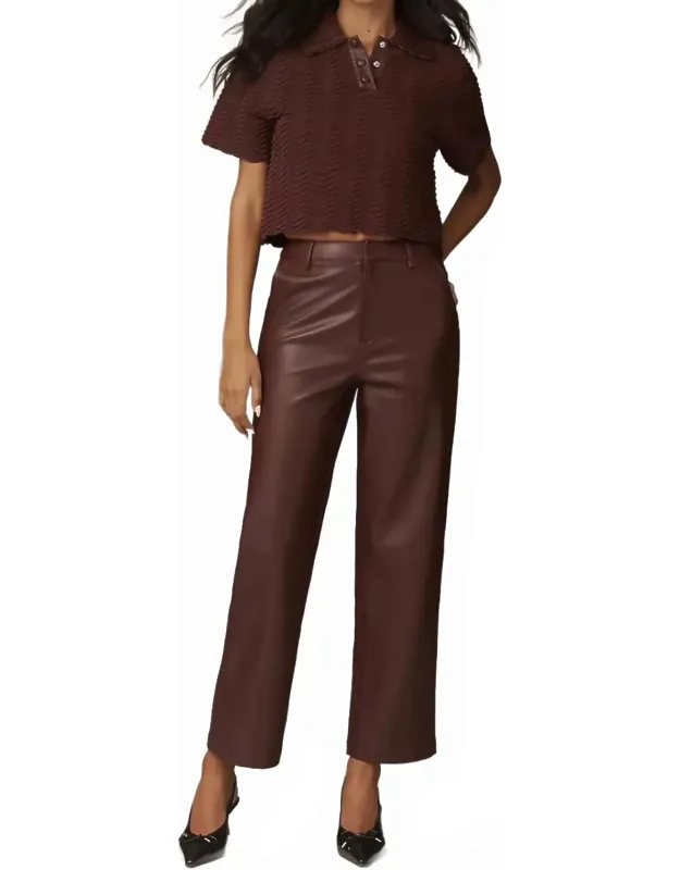 Delphine Straight-leg Pants