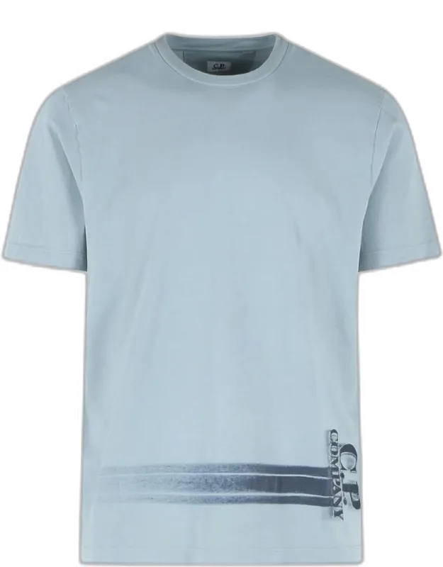 Light Blue Cotton T-shirt