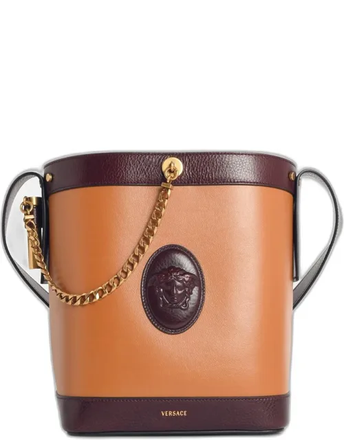 Small Leather Bucket Bag