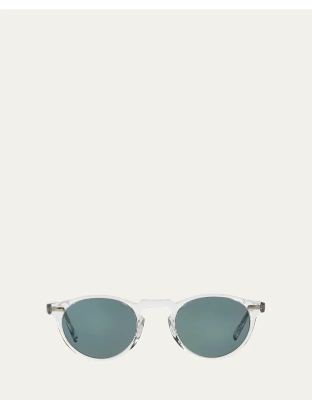 Gregory Peck 47 Round Sunglasses