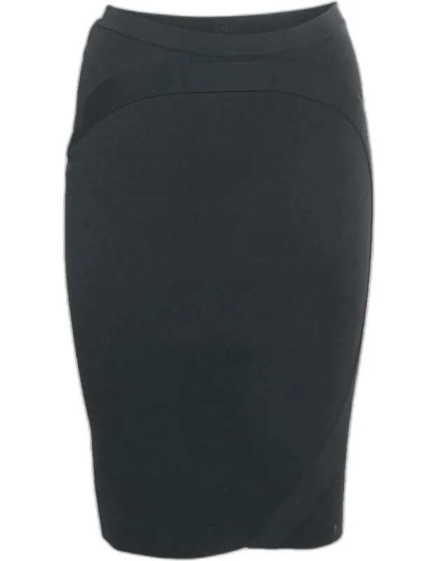 Stretch Knit Pencil Skirt