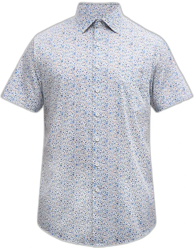 Gale Ditzy Floral Short-sleeve Shirt