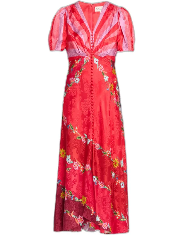 Printed Long Dress
