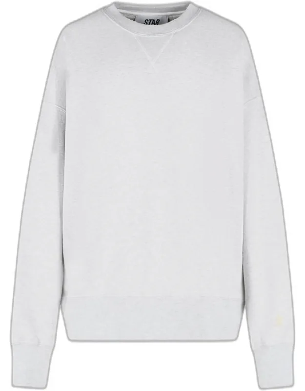 Melange Grey Cotton Sweatshirt