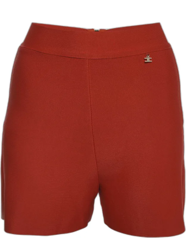 Stretch Knit High Waist Shorts