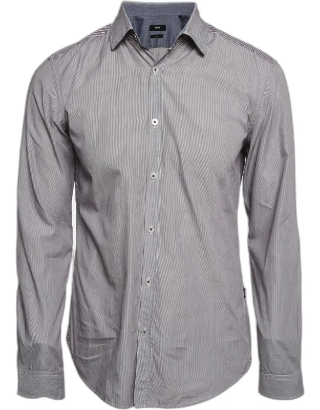 Stripe Cotton Slim Fit Shirt