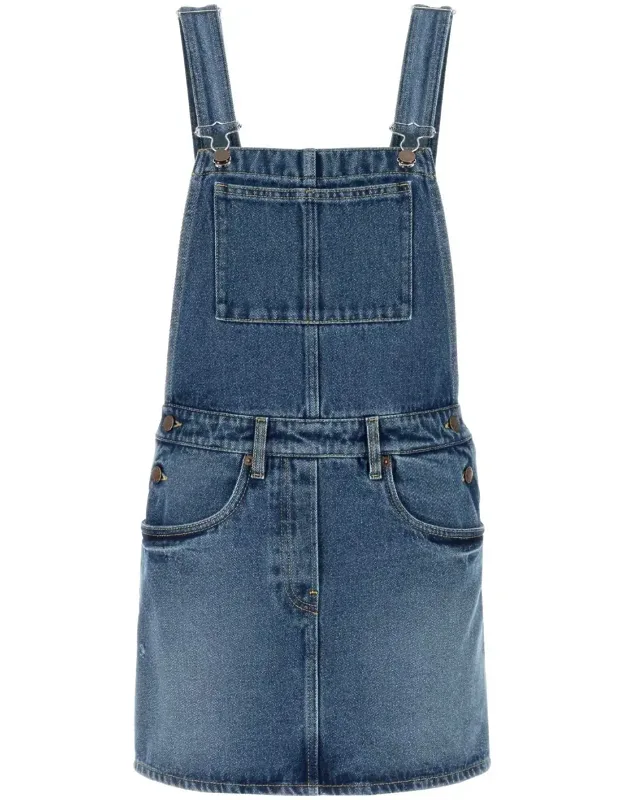 Denim Dungarees Dress