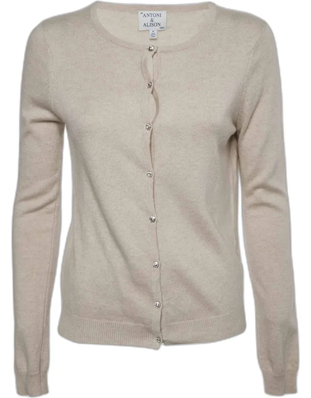 Wool Blend Knit Cardigan