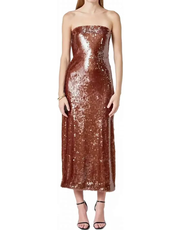 Sequin Maxi Dress