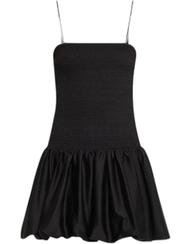 Drop-waist Bubble Mini Dress