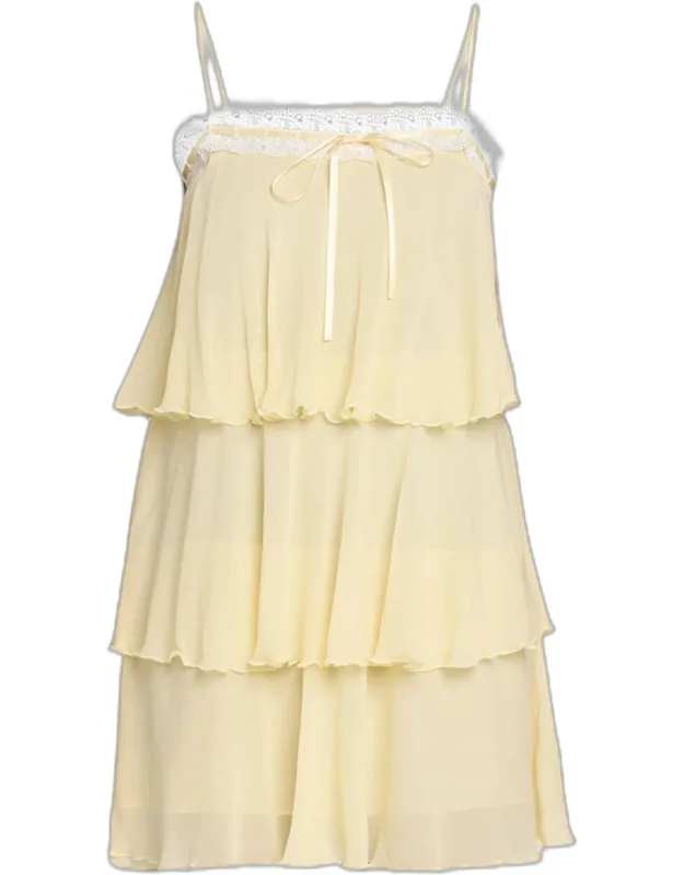 Tiered Ruffle Mini Dress