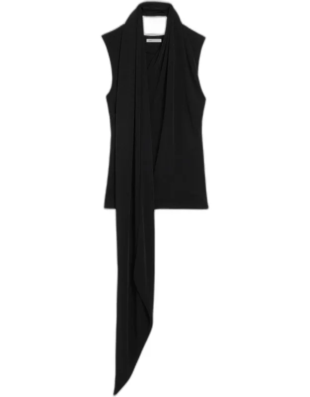 Sleeveless Lavaliere Top
