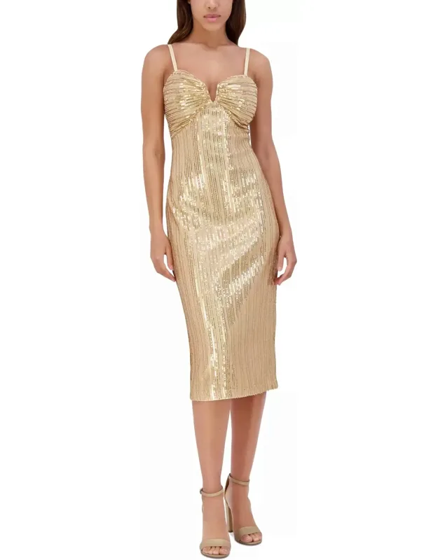 Sequined Midi Dress