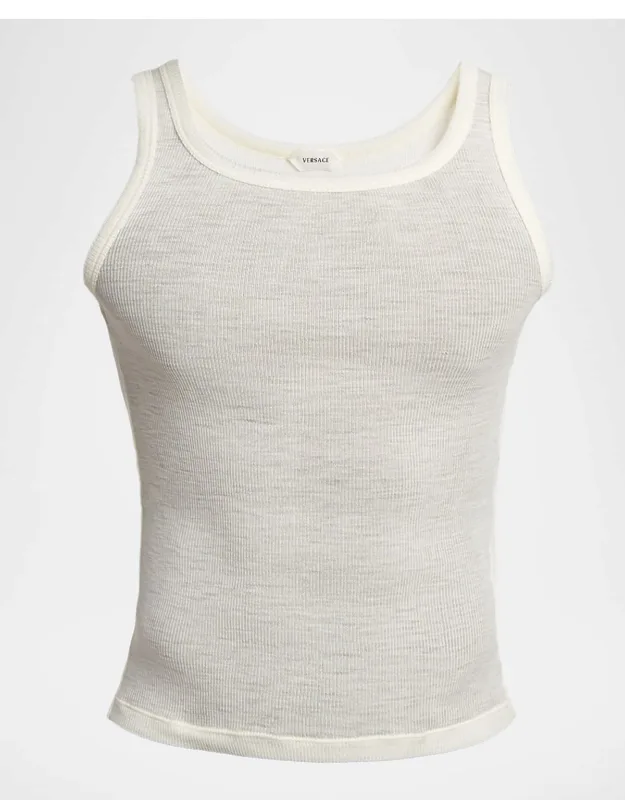 Ribbed Wool Tank Top