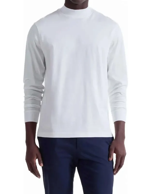 Long Sleeve Mock Neck T-shirt