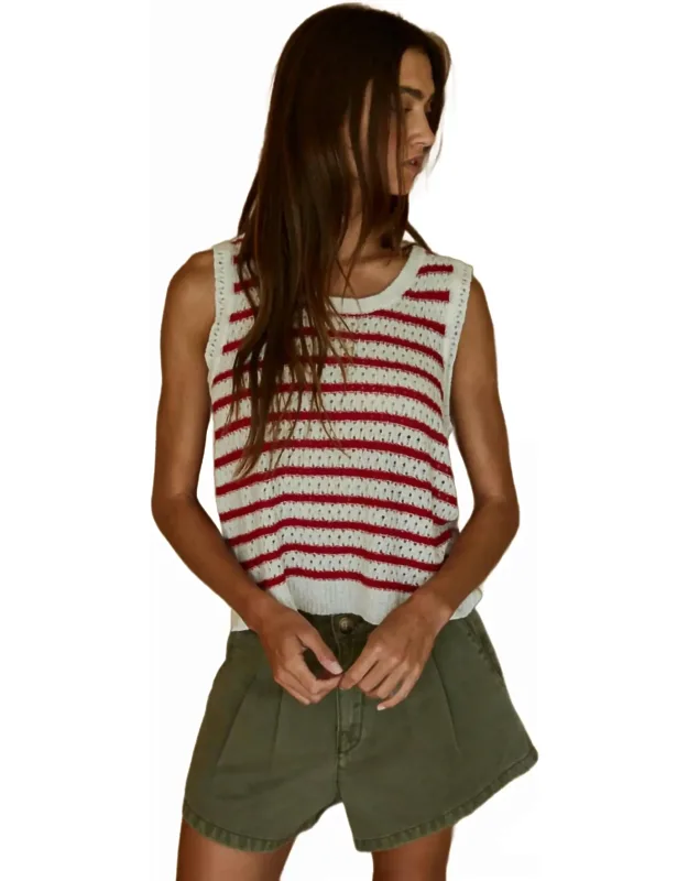 Striped Knit Top