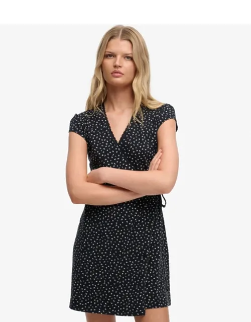 Athletic Essential Wrap Dress
