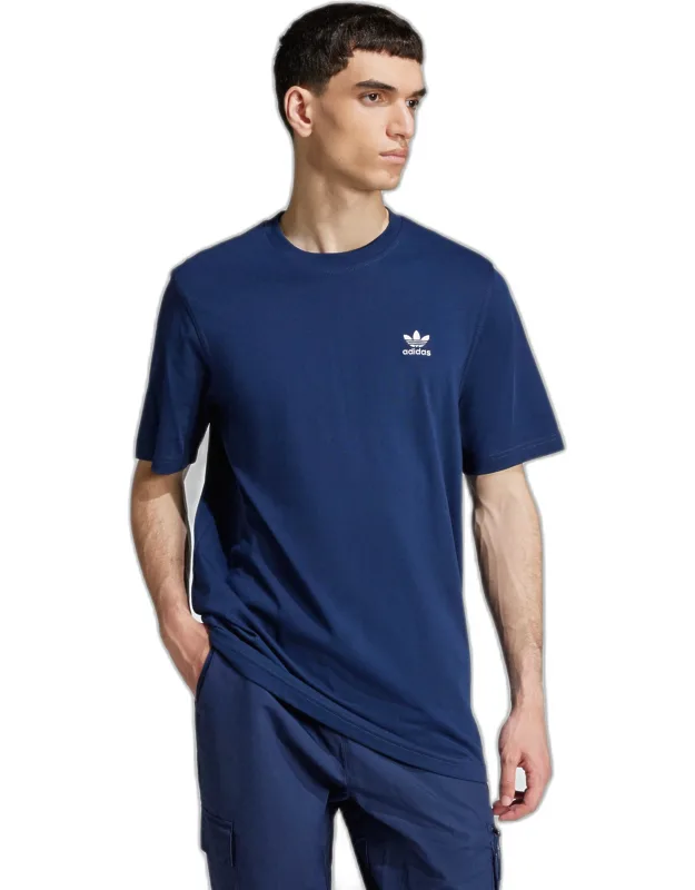 Adidas Trefoil Essentials Tee - Soft Cotton Jersey, Classic Crewneck