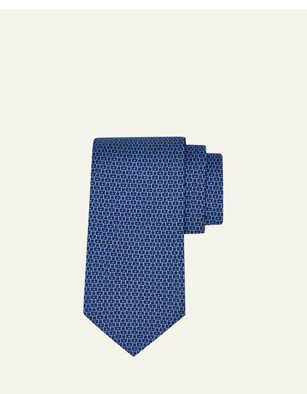 Gancio Jacquard Silk Tie