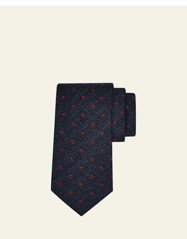 Herringbone Silk Tie
