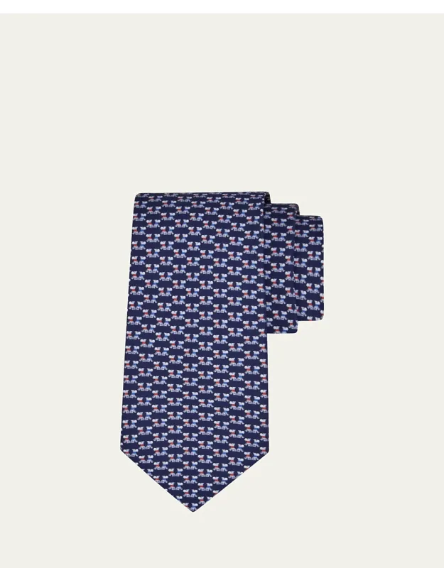 Double-dog Silk Tie