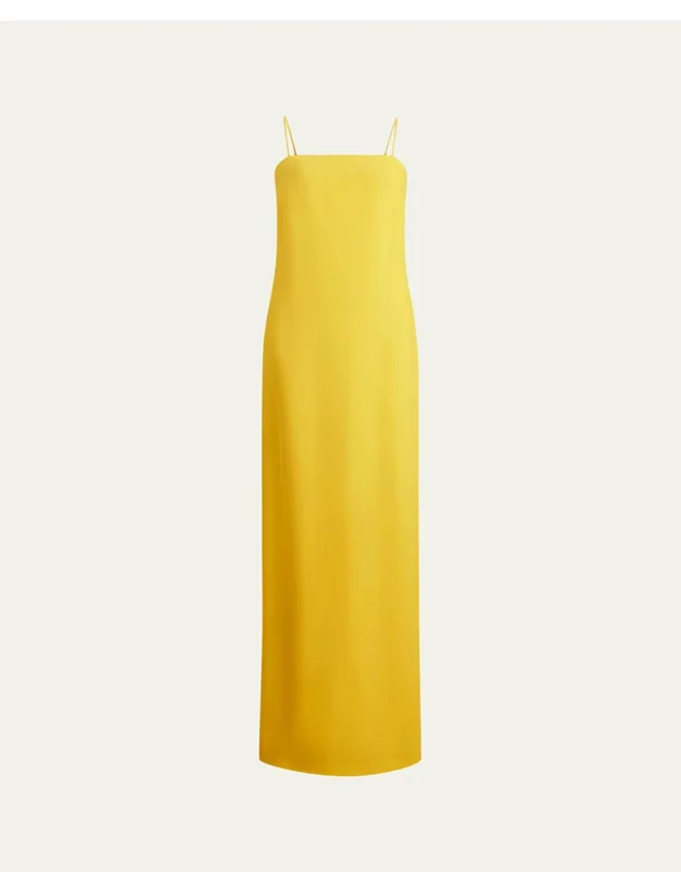Silk Cady Evening Dress