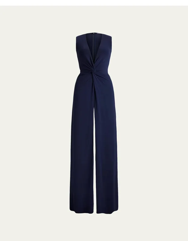 Two-tone Pleated Evening Dress