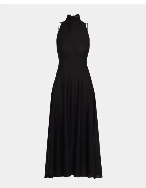 Silk Halter Dress