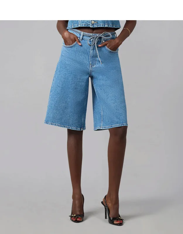 Seville High Rise Gaucho Jeans