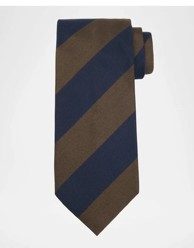 Silk Wide Stripe Tie
