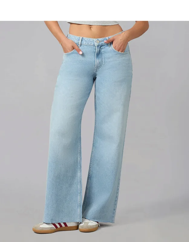 High Rise Wide Leg Jeans