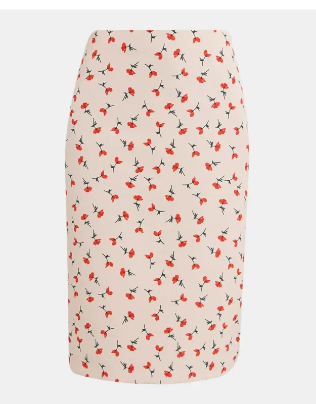 Floral Pencil Skirt