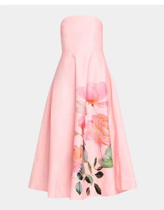 Floral-print Midi Dress