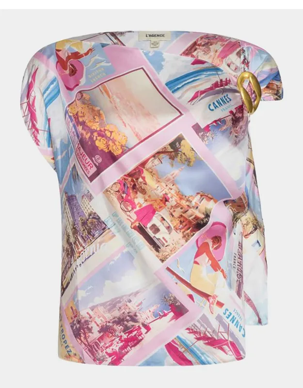Asymmetric Scarf Top