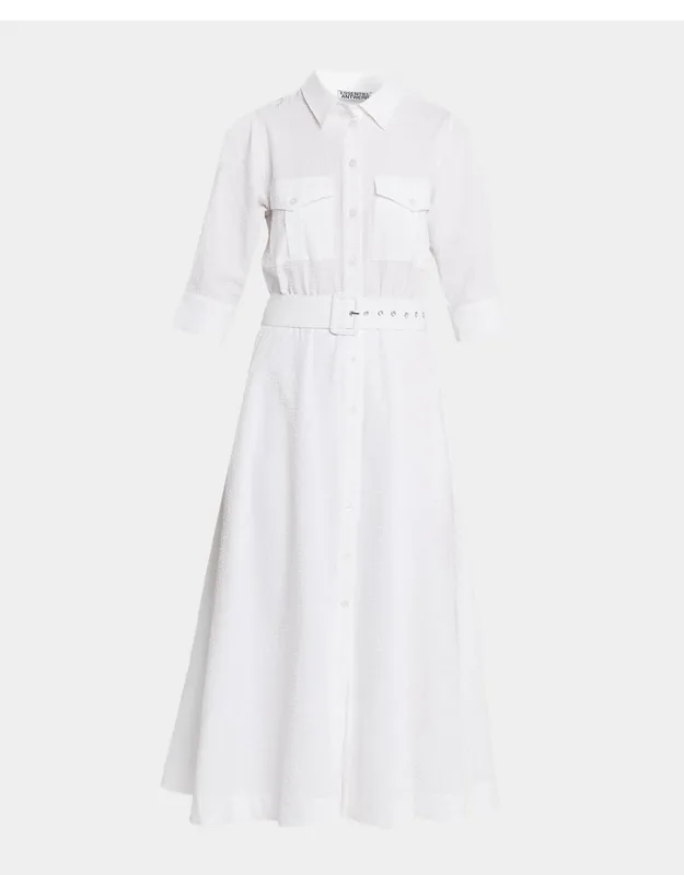 Belted Midi Shirtdress